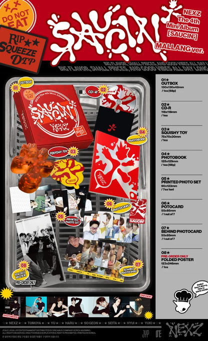 NEXZ - SAUCIN' 4TH MINI ALBUM [MALLANG VER.] SPECIAL EDITION