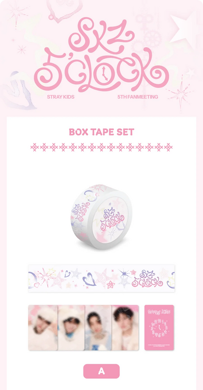 STRAY KIDS - SKZ 5'CLOCK - CAJA DE CINTAS MD OFICIAL