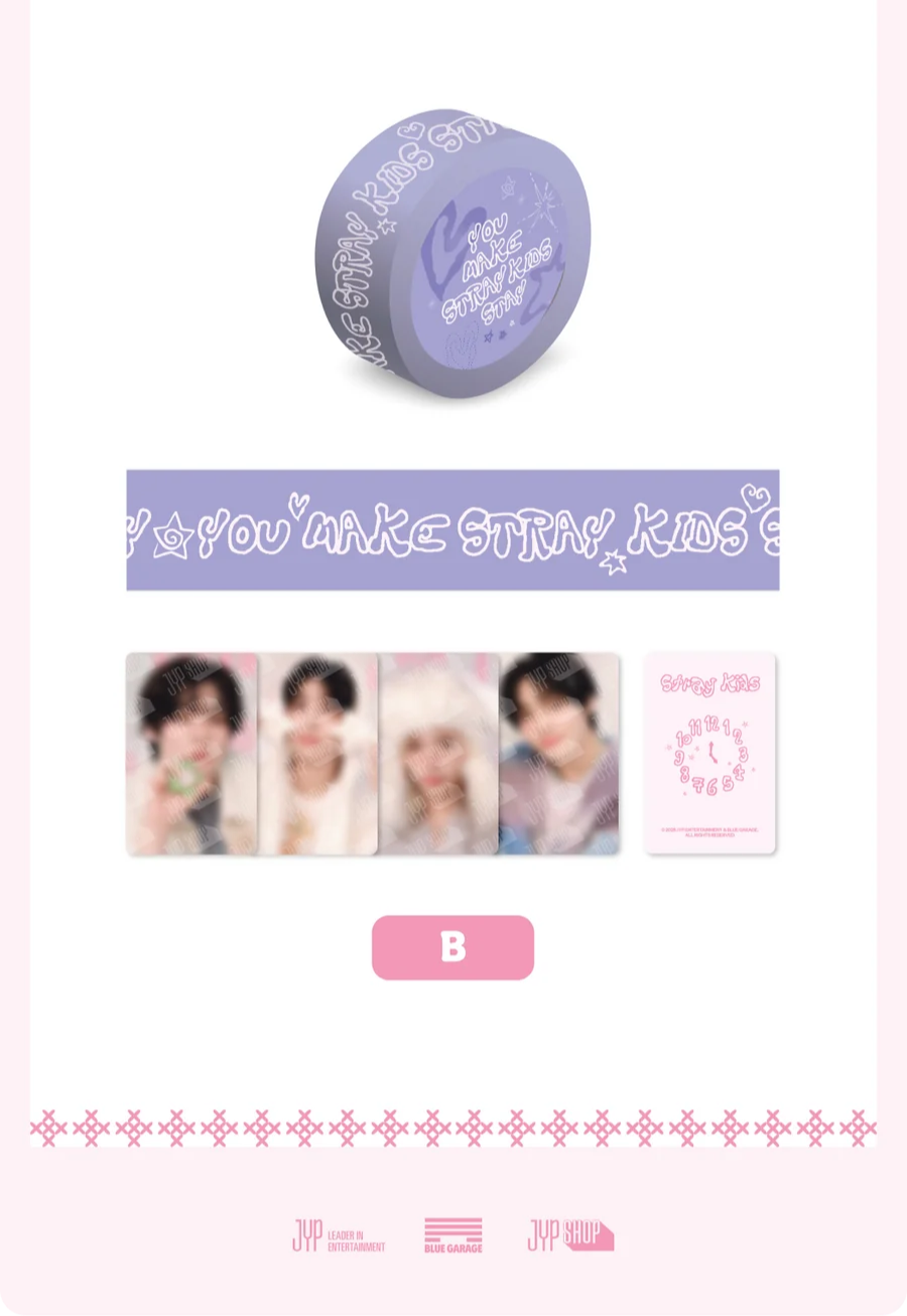 STRAY KIDS - SKZ 5'CLOCK - CAJA DE CINTAS MD OFICIAL