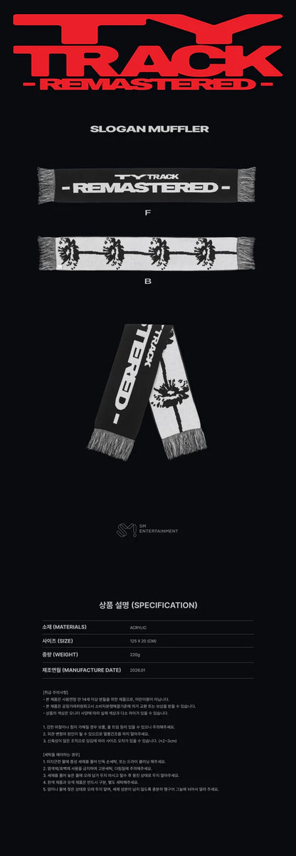 TAEYONG (NCT) - TY TRACK REMASTERED 2026 CONCERT MD SLOGAN MUFFLER