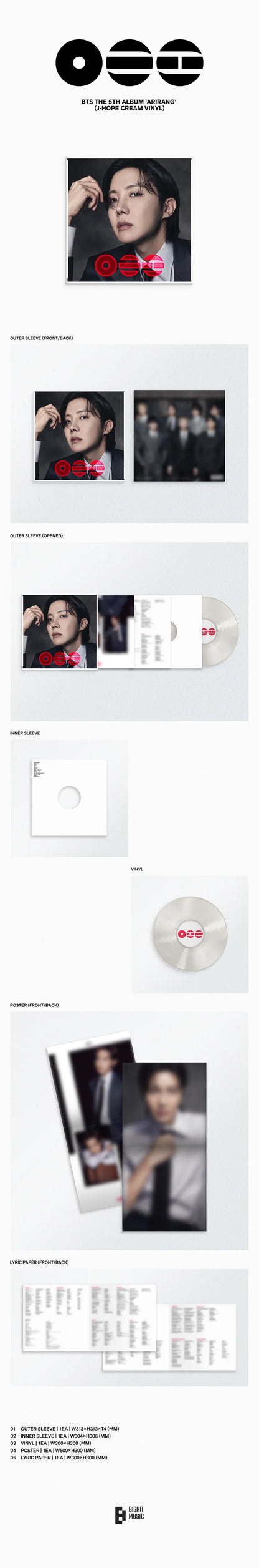 BTS - ARIRANG 5TH ALBUM [STANDARD VINYL VER.]