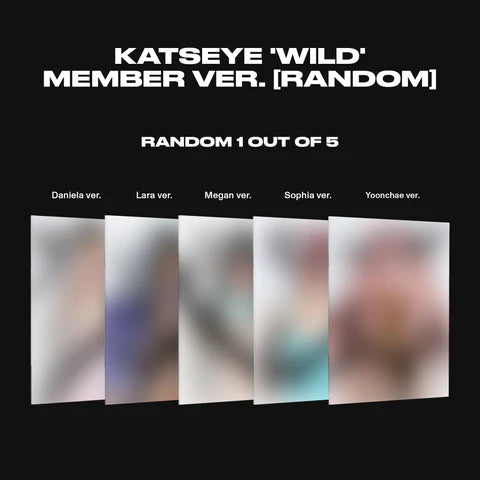 (PRE-ORDER) KATSEYE - WILD EP ALBUM  [MEMBER VER.] POB