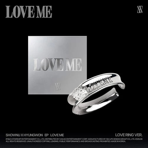 SHOWNU X HYUNGWON - LOVE ME [EP ALBUM - LOVE RING VER.]