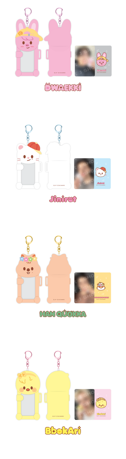 (PRE-ORDER) STRAY KIDS - SKZOO X SANRIO CHARACTER OFFICIAL MD CONNECTING PHOTOCARD HOLDER