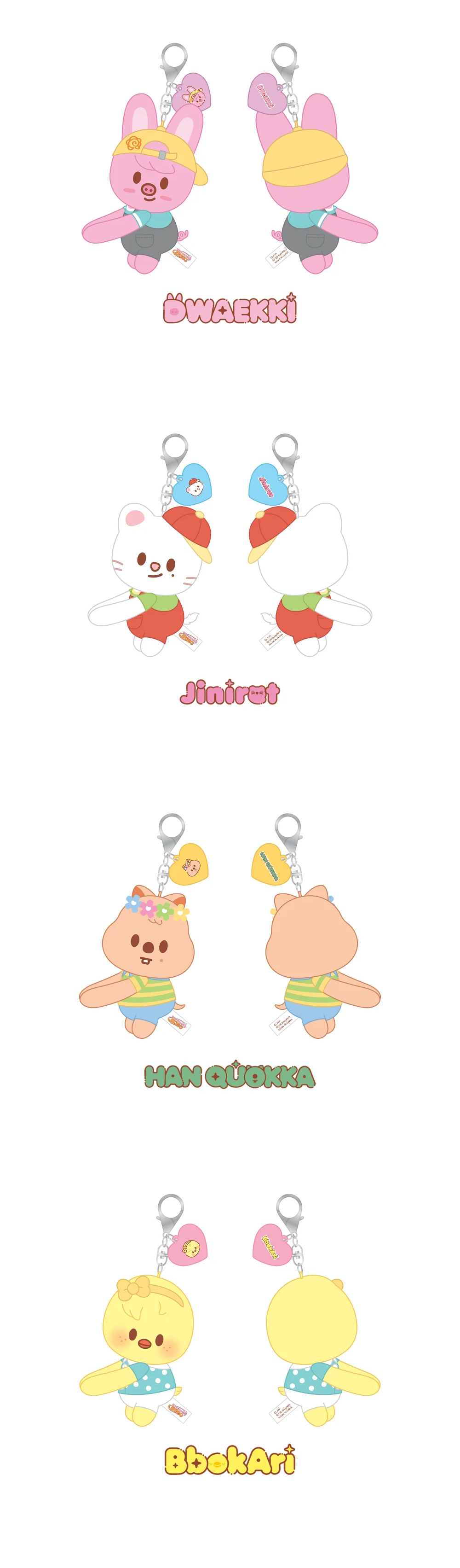 (PRE-ORDER) STRAY KIDS - SKZOO X SANRIO CHARACTER OFFICIAL MD HUG PLUSH KEYRING