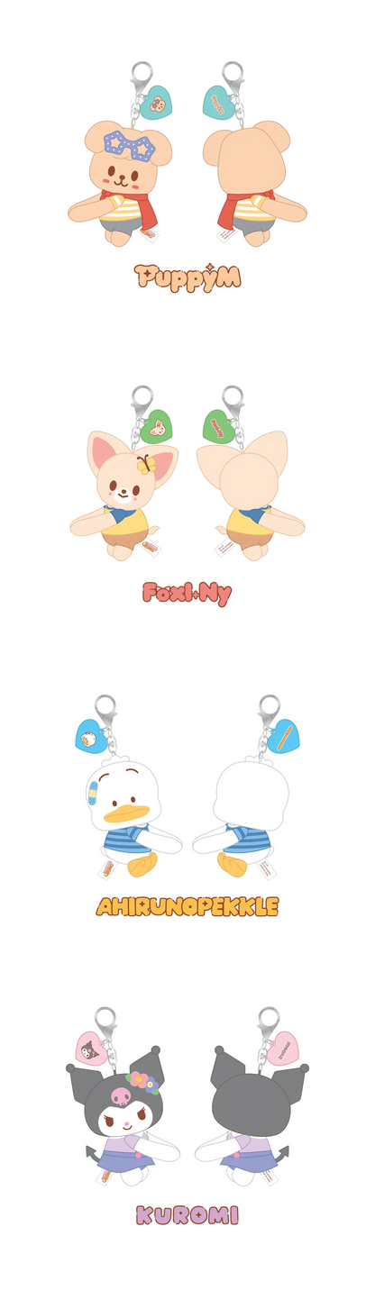 (PRE-ORDER) STRAY KIDS - SKZOO X SANRIO CHARACTER OFFICIAL MD HUG PLUSH KEYRING