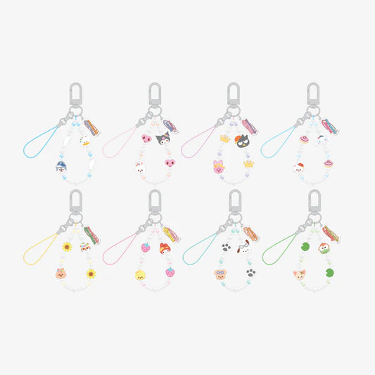 (PRE-ORDER) STRAY KIDS - SKZOO X SANRIO CHARACTER OFFICIAL MD PHONE BEADS STRAP