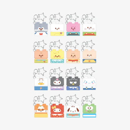(PRE-ORDER) STRAY KIDS - SKZOO X SANRIO CHARACTER OFFICIAL MD SECRET BLOCK STAMP